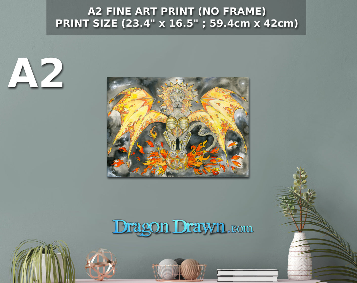 Dragons of Astrologica - Leo Fine Art Print
