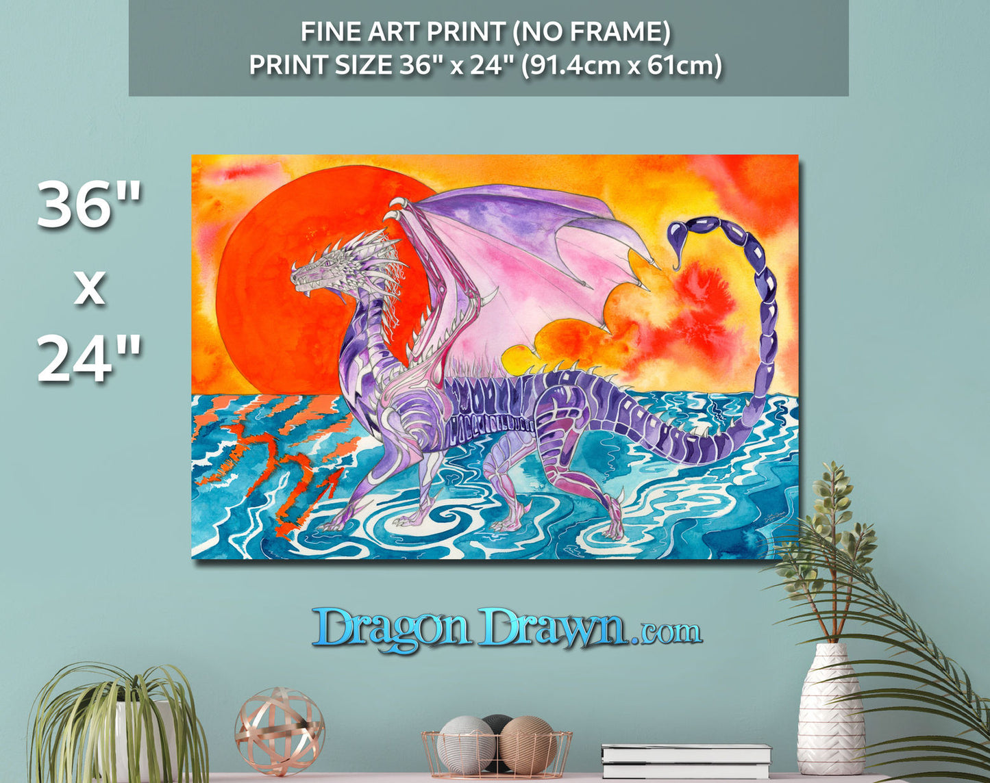 Dragons of Astrologica - Scorpio Fine Art Print