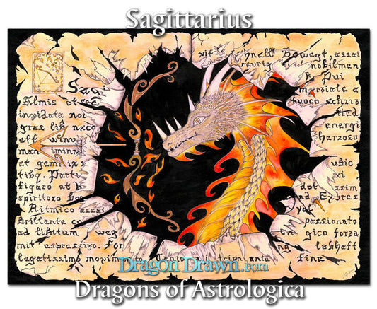 Sagittarius - A Fiery Astrological Dragon For Winter Time