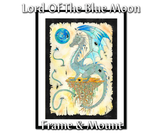 Lord Of The Blue Moon Framed & Mounted Print