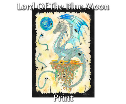 Lord Of The Blue Moon Fine Art Print