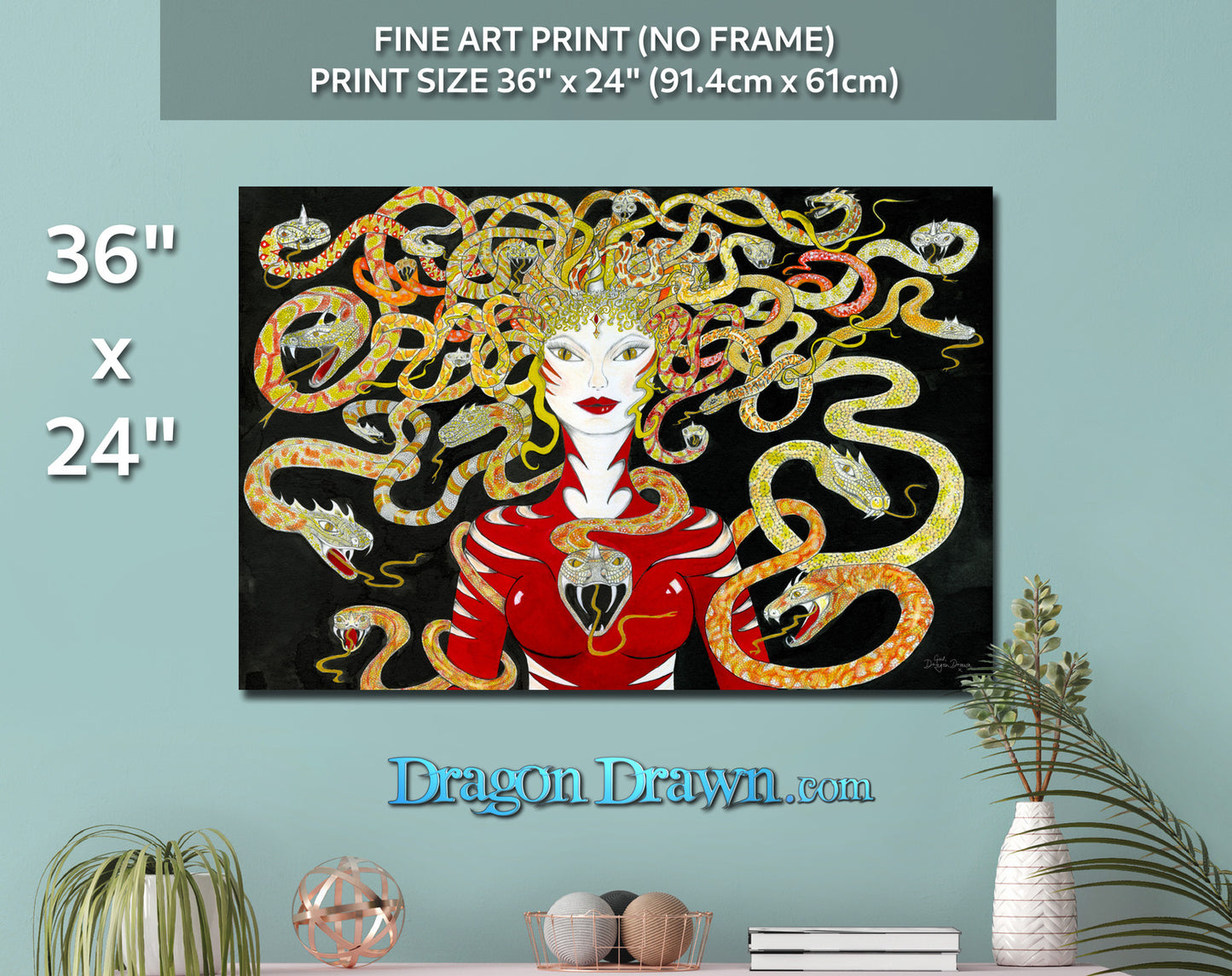 Daughter of Medusa Fine Art Print