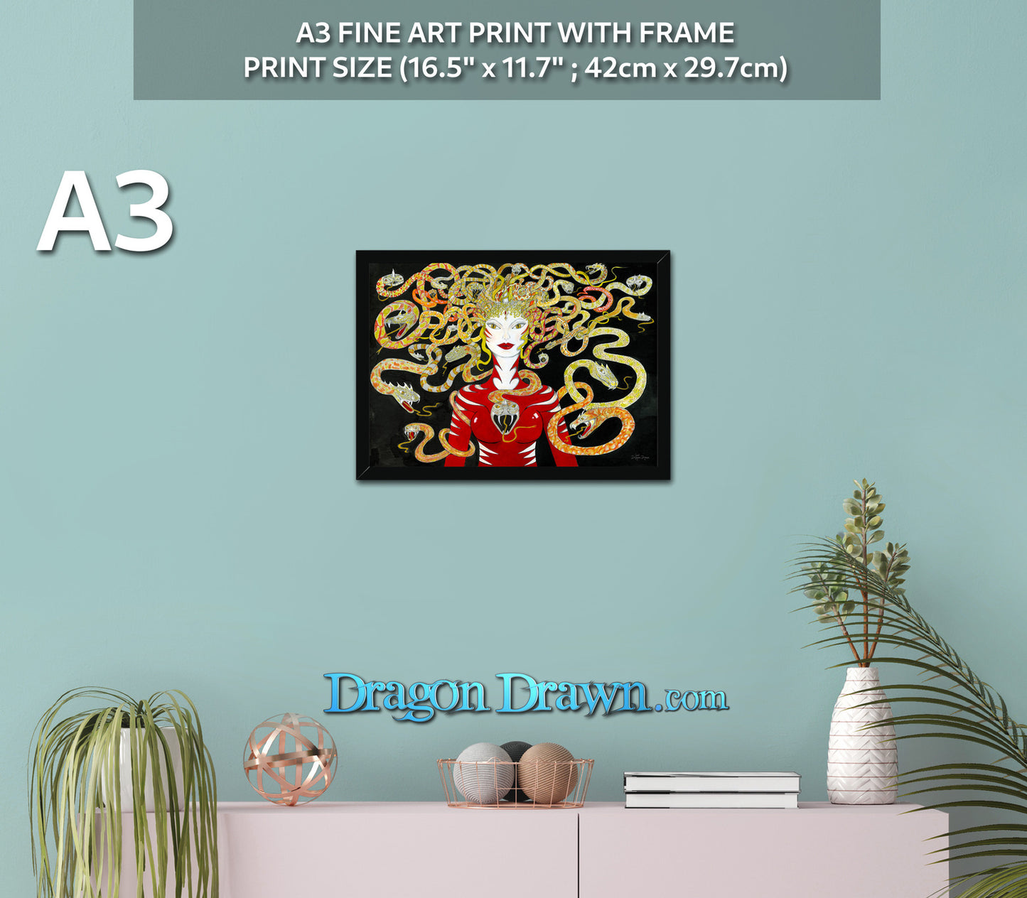 Daughter of Medusa Framed Print