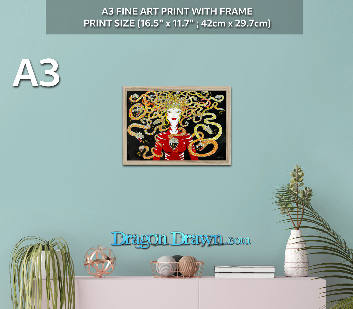 Daughter of Medusa Framed Print