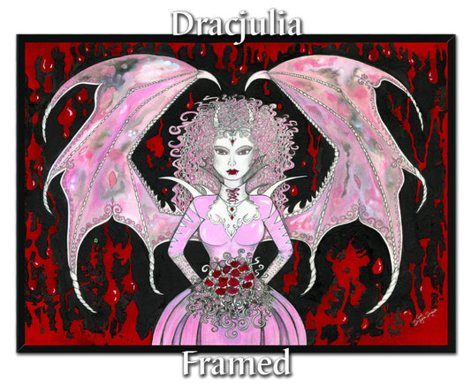 Dracjulia Framed Print