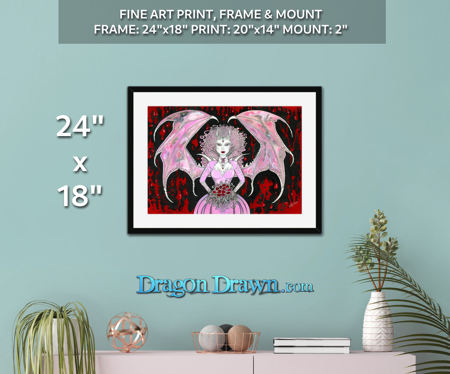 Dracjulia Framed & Mounted Print