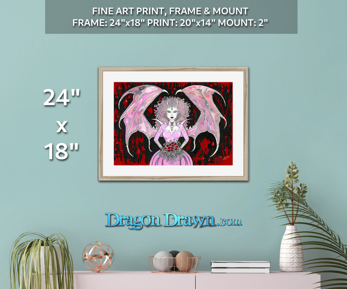 Dracjulia Framed & Mounted Print