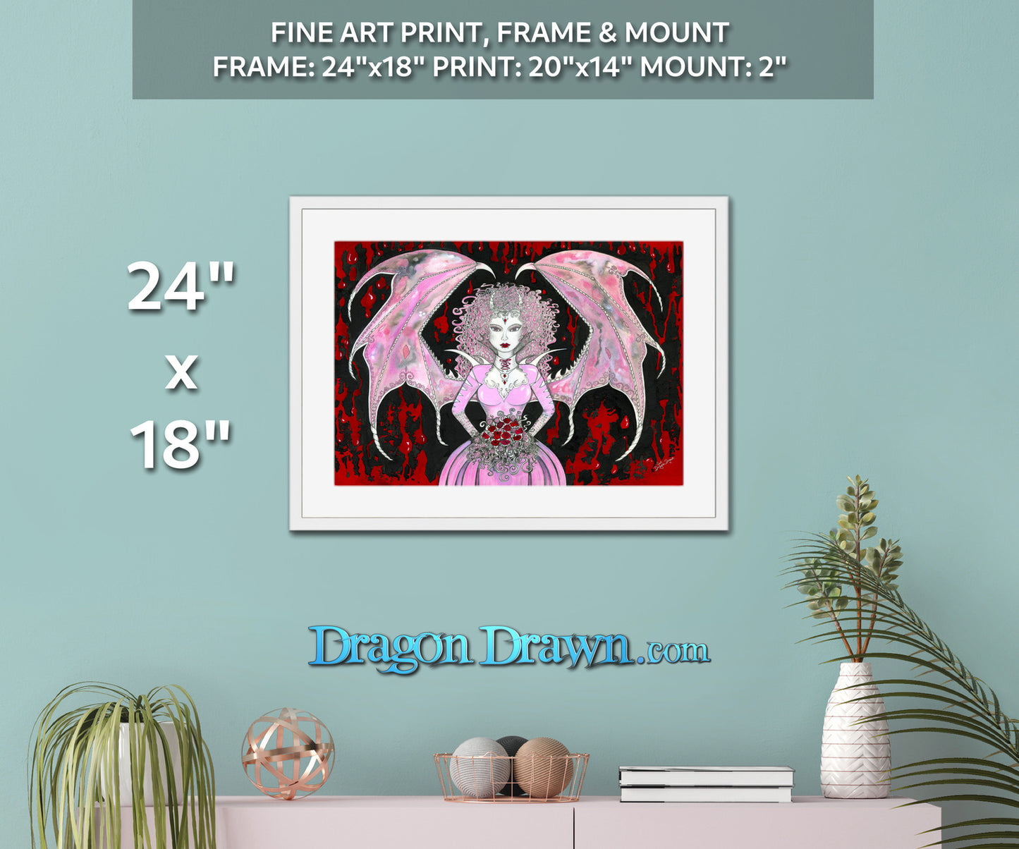 Dracjulia Framed & Mounted Print