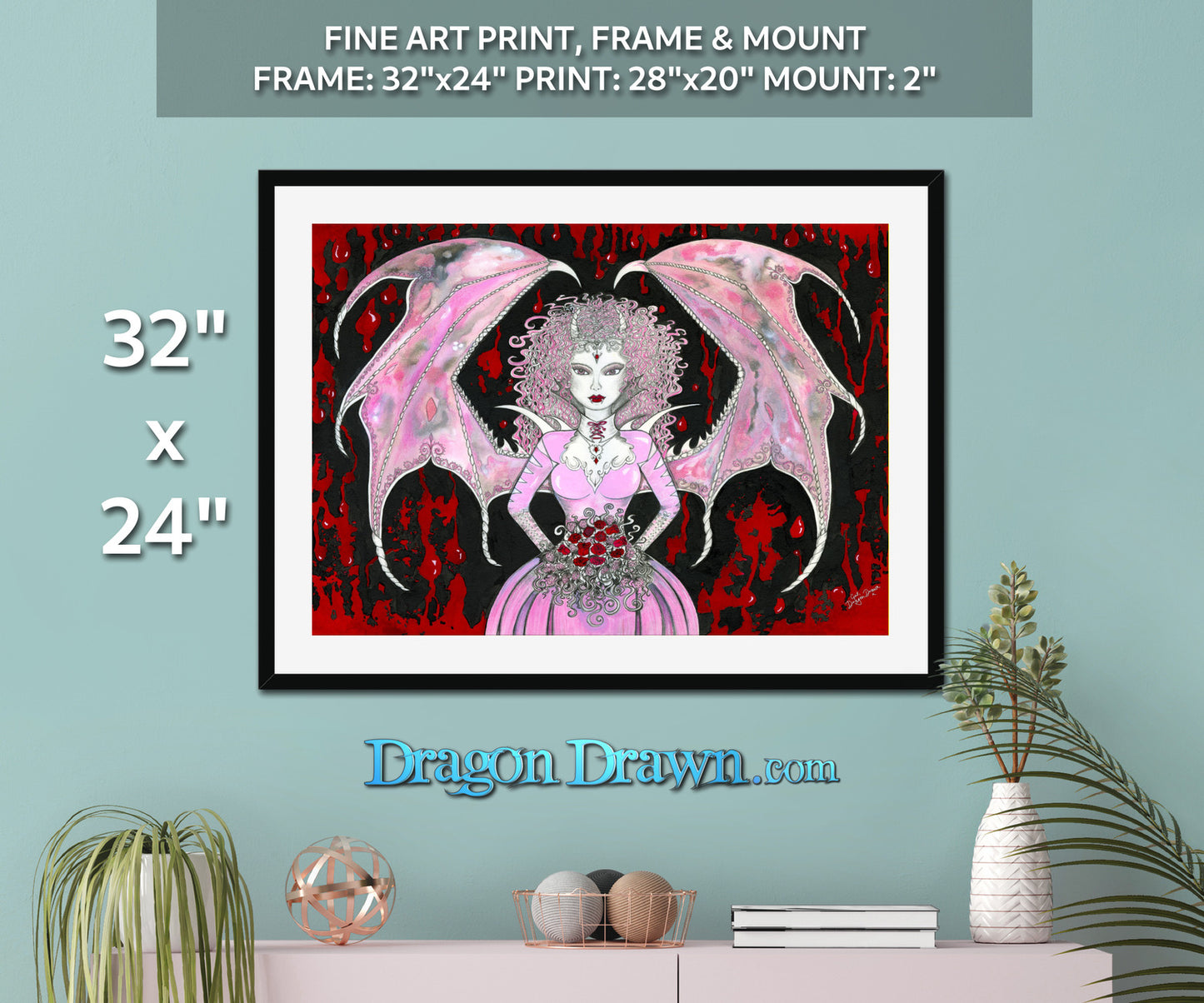 Dracjulia Framed & Mounted Print