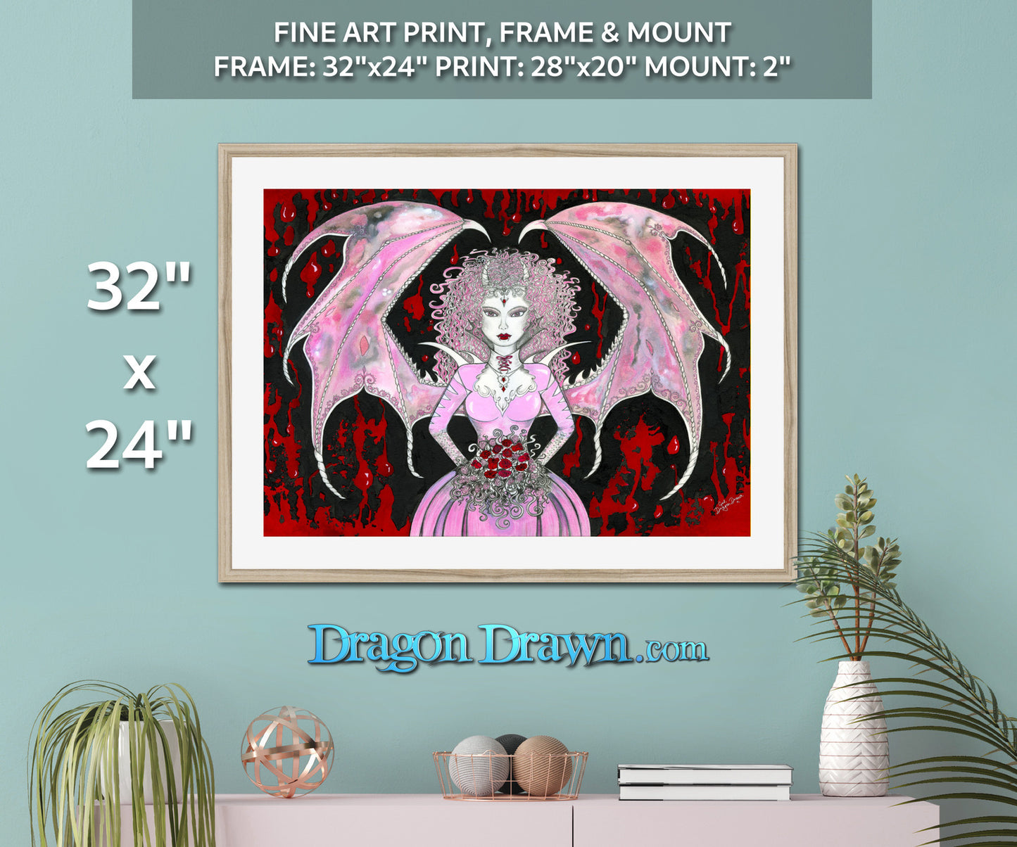 Dracjulia Framed & Mounted Print