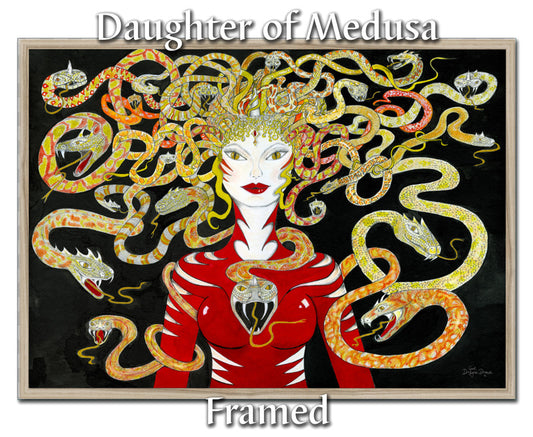 Daughter of Medusa Framed Print