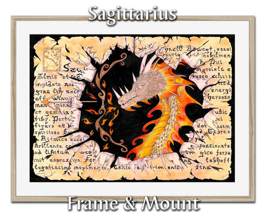 Sagittarius Framed & Mounted Print