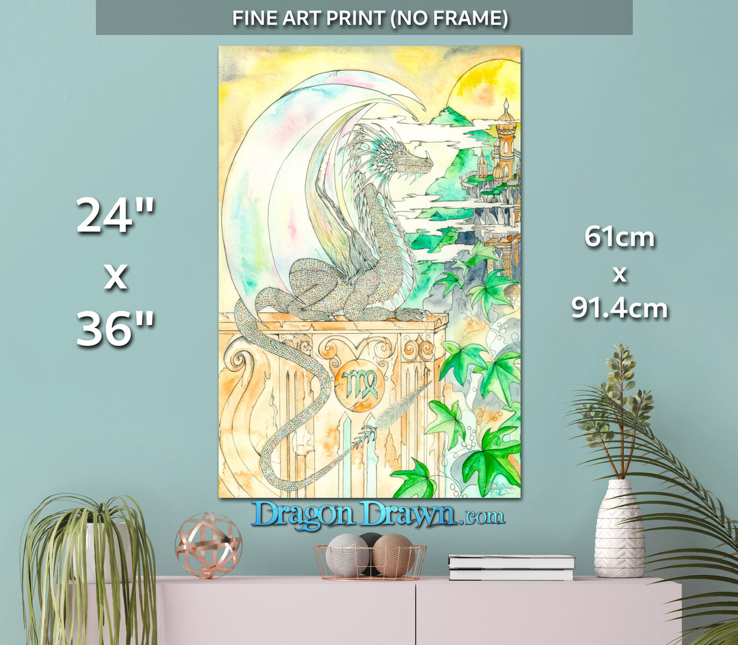 Dragons of Astrologica - Virgo Fine Art Print