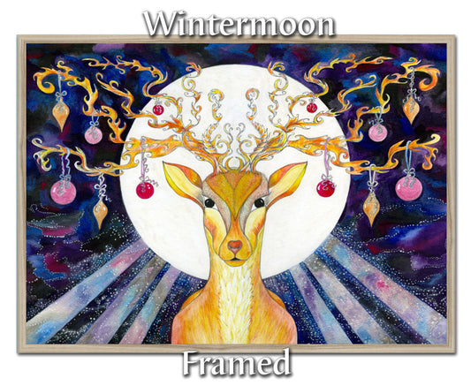 Wintermoon Framed Print