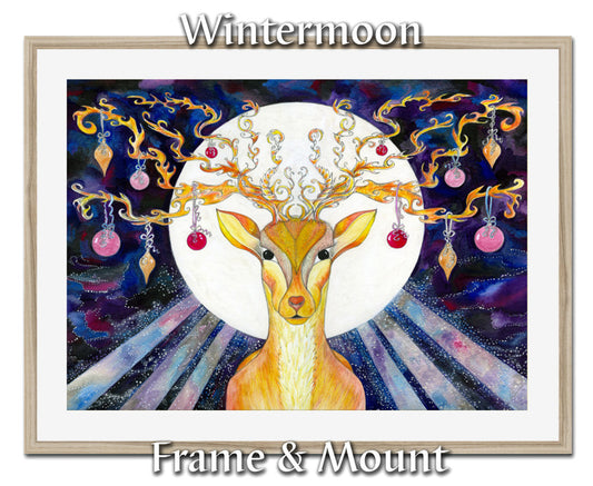 Wintermoon Framed & Mounted Print