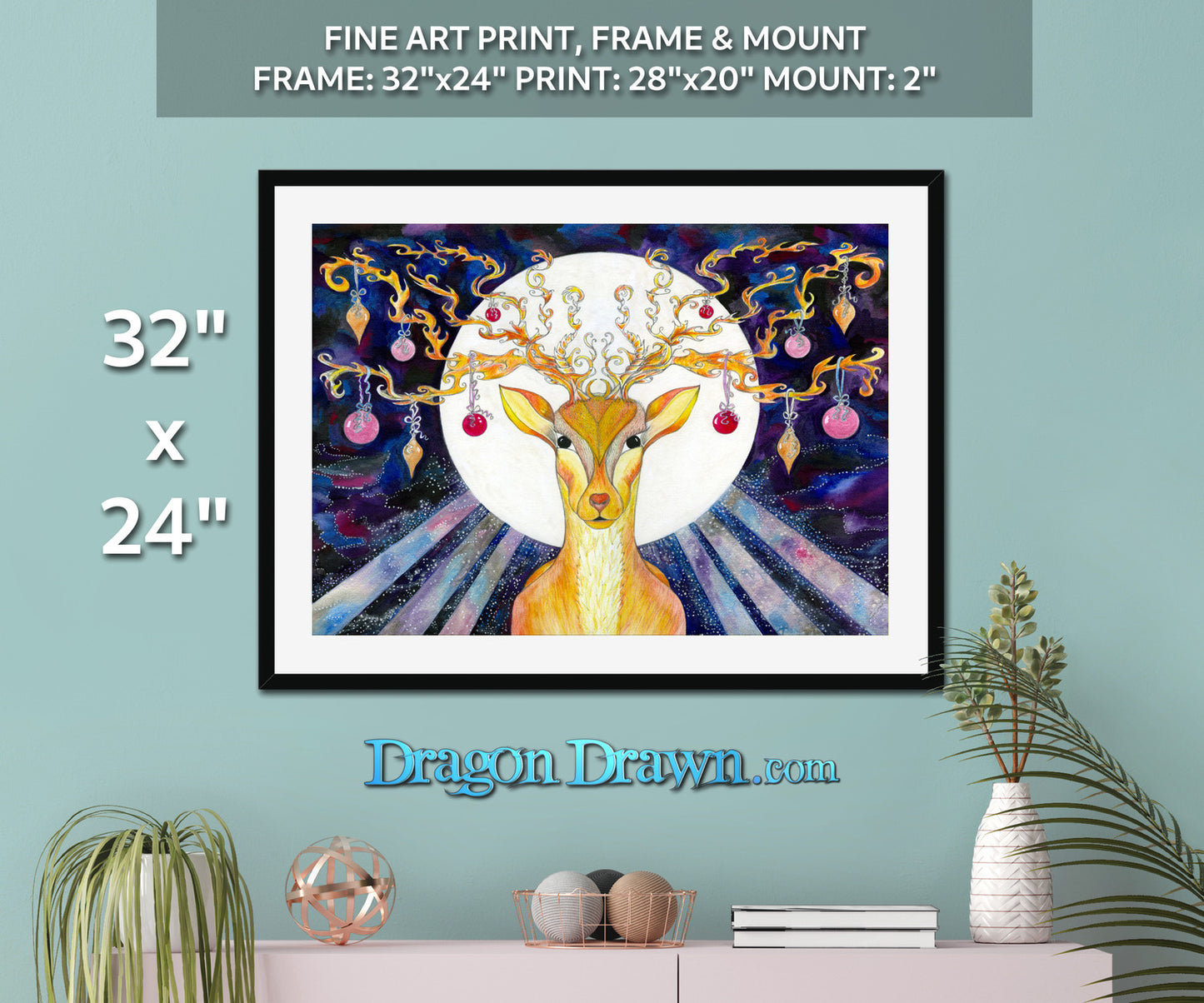 Wintermoon Framed & Mounted Print