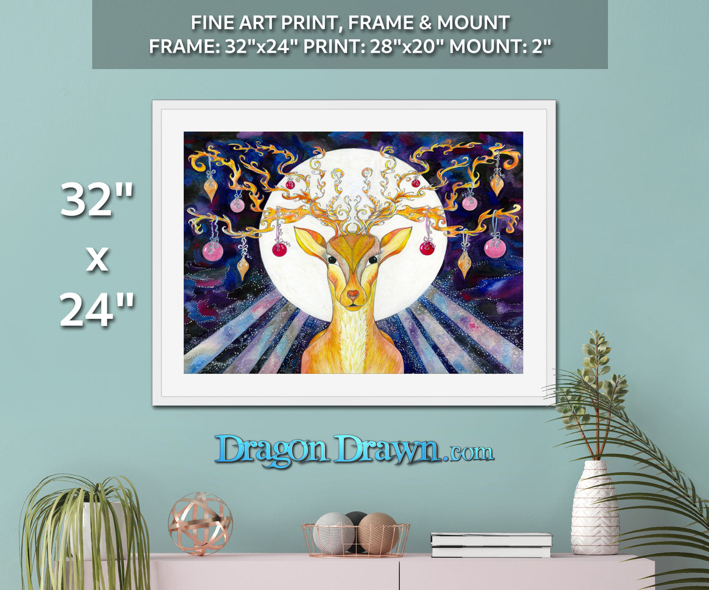 Wintermoon Framed & Mounted Print