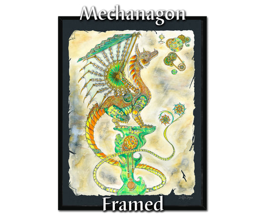 Mechanagon Framed Print